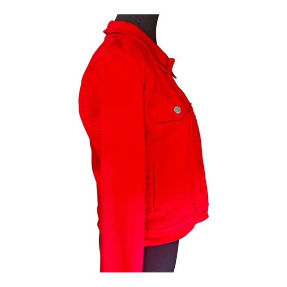 Vero Moda Vibrant Red Button Down Jacket, NWT, Size Medium - Picture 5 of 7
